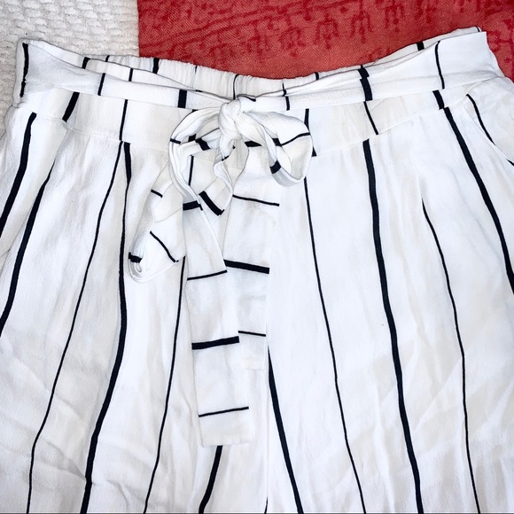 Leith Cropped Palazzo Pants White Size Small - Picture 10 of 16